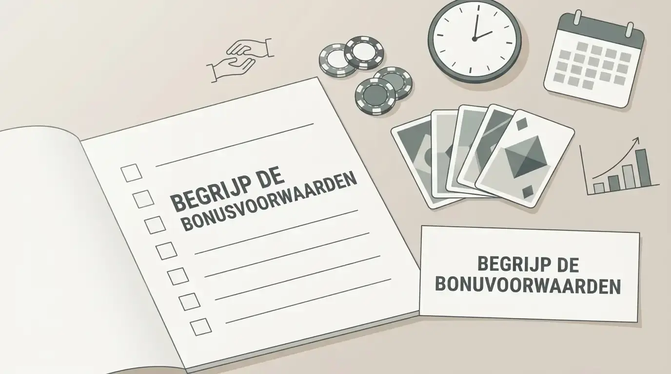 Casino bonusvoorwaarden met aandacht voor inzet, looptijd, spelbijdrage en deelnamevoorwaarden