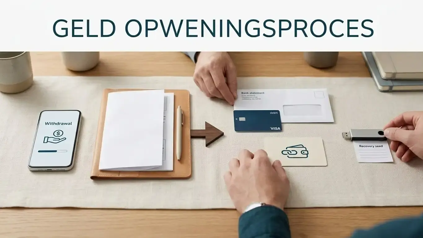 Een opname loopt via verschillende stappen; de totale duur hangt zowel van het casino als van de betaalprovider af.